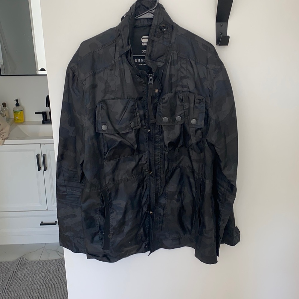 Men’s G-Star Raw light weight jacket with subtle camo print